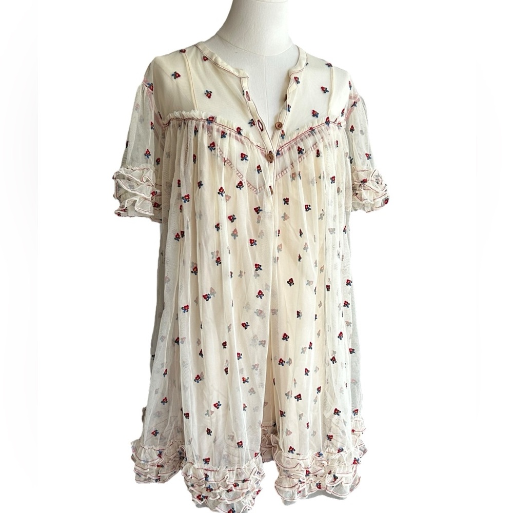 FREE PEOPLE NWT Forklore Frock Mini Size XS